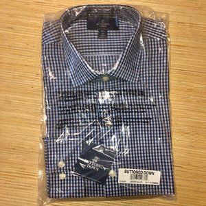 Buttoned Down Men's Slim Fit Supima Cotton Sport Shirt - Gray